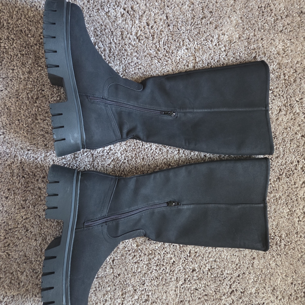 Asos Chunky Knee High Boots